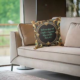 Dikke Pauw Veer Lijst  Kussen