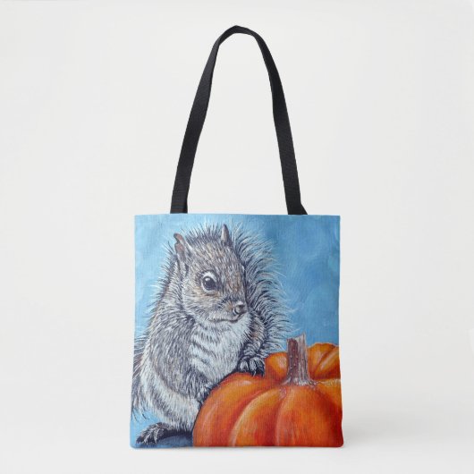 Dikke pompoen tote bag (Voorkant)