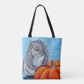 Dikke pompoen tote bag (Achterkant)