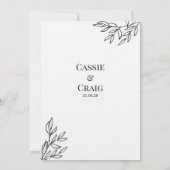 Dikke Roos Invitati Kaart (Achterkant)