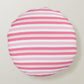 Dikke Roze Strepen Rond Kussen (Achterkant)