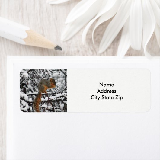 Dikke sneeuwboom etiket (Insitu)