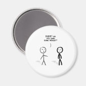 Dikke stok man magneet (Voorkant / Achterkant)