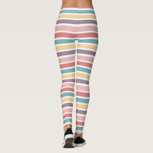 Dikke strepen leggings (Achterkant)