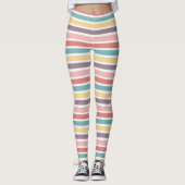 Dikke strepen leggings (Voorkant)