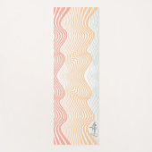 Dikke strepen met jouw naam elegante sport yogamat (Voorkant)