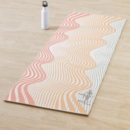 Dikke strepen met jouw naam elegante sport yogamat