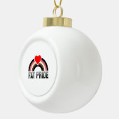 Dikke trots keramische bal ornament (Rechts)