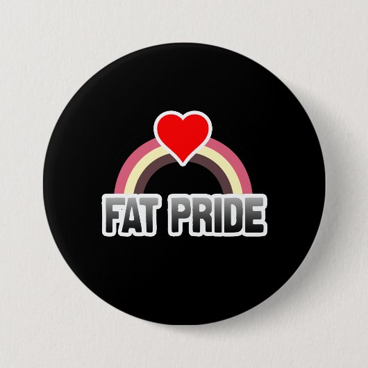 Dikke trots ronde button 7,6 cm (Voorkant)