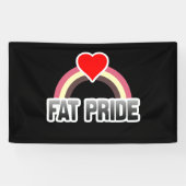 Dikke trots spandoek (Horizontaal)