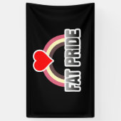 Dikke trots spandoek (Verticaal)