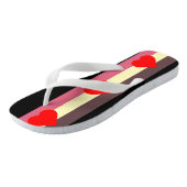 Dikke trots teenslippers (Schuin)