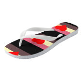 Dikke trots teenslippers (Schuin)