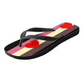 Dikke trots teenslippers (Schuin)