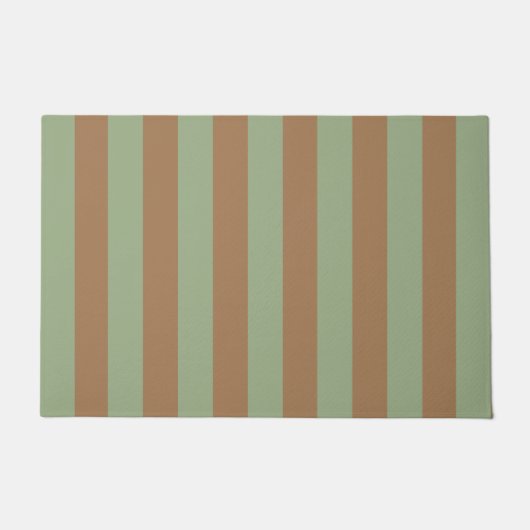 dikke verticale strepen en bruine strips deurmat (Voorkant)
