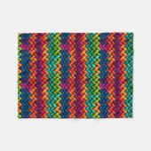 Dikke wol regenboog kleuren deken (Voorkant (Horizontaal))