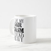 Dikke & zware sarcasme koffiemok (Voorkant links)