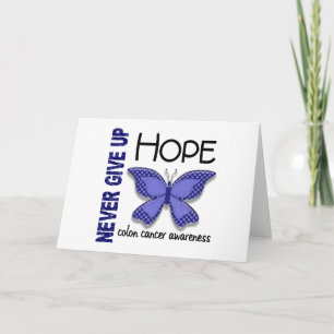 Dikkedarmkanker geeft Hope Butterfly 4.1 nooit op Kaart