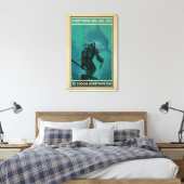 Dikken en haaien alles zal je doek doden canvas afdruk (Insitu (Slaapkamer))