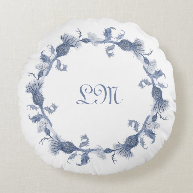 Dikkussen met ronde kap rond kussen (Voorkant)