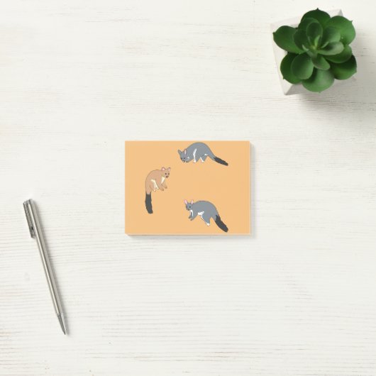 Dikstaartpossums Post-it® Notes (Kantoor)