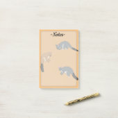 Dikstaartpossums Post-it® Notes (Op bureau)