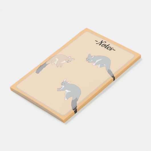 Dikstaartpossums Post-it® Notes (Schuin)