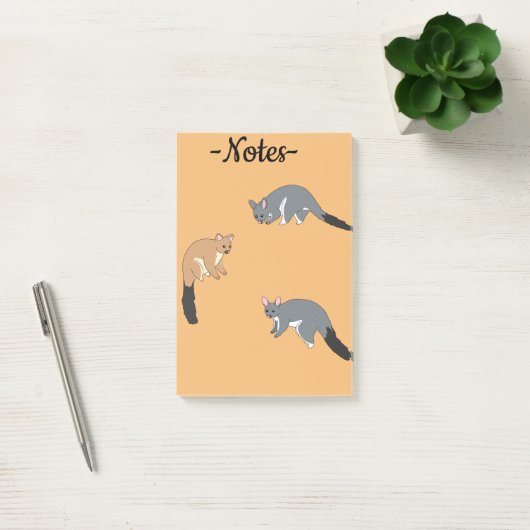 Dikstaartpossums Post-it® Notes (Kantoor)