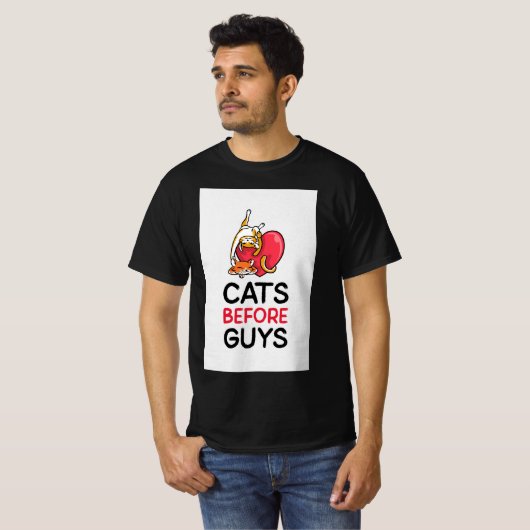 Dikstaartshirt T-shirt (Voorkant volledig)