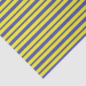 Dikte en dunne blauwe en gele strepen tissuepapier (Detail)