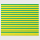 Dikte en dunne groene en gele strepen cadeaupapier (Vlak)