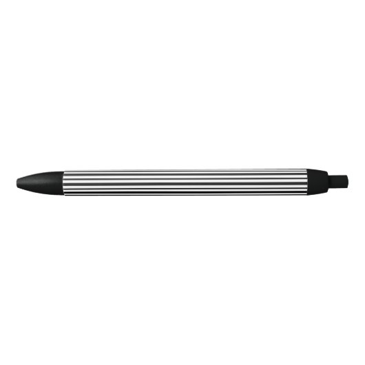 Dikte en dunne zwarte en witte strepen zwarte inkt pen (Voorkant)