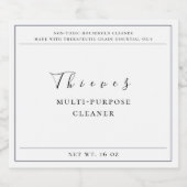 diktetiket likeurfles etiket (Enkel label)