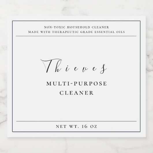 diktetiket likeurfles etiket (Enkel label)