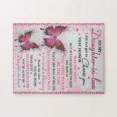 DIL Butterfly You're Also My Daughter-In-Heart Legpuzzel (Horizontaal)