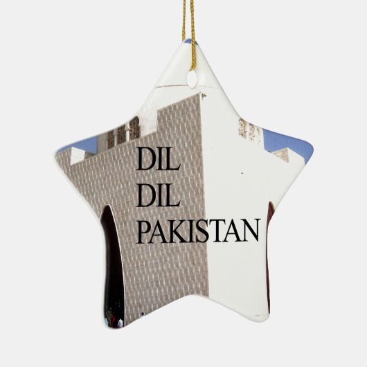 Dil Dil Pakistan Hakuna Matata Keramisch Ornament (Rechts)