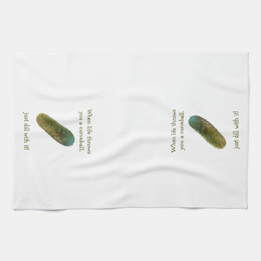 Dil gewoon met het groentbare padvinders uit de ke theedoek (Horizontaal)