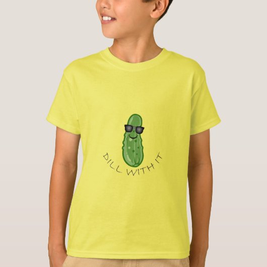Dil met IT-ontwerp - Kinderen basisstation T-shirt (Voorkant)