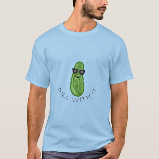 Dil met IT-ontwerp - Mannen basisstation T-shirt (Voorkant)