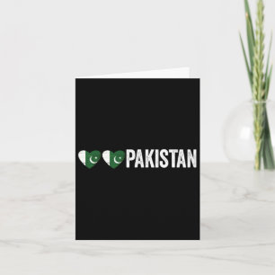 DIL Pakistan Azadi Mubarak Hart Vlag Dag Trots Kaart