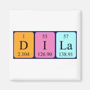 Dila periodiek table name magnet