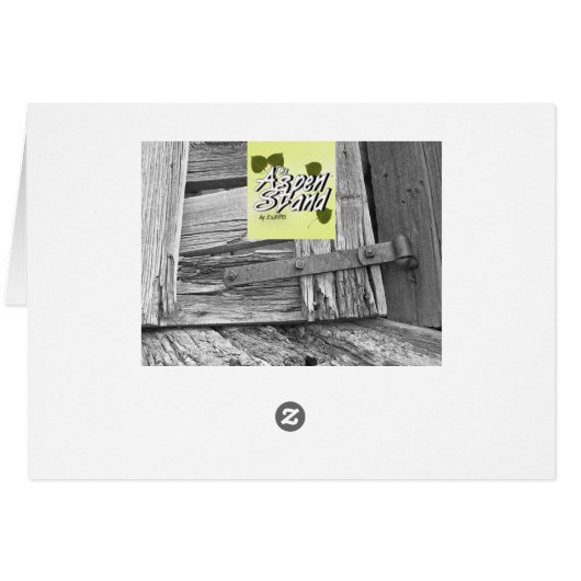 Dilapided Corral Gate - Aangepaste foto en tekst (Achterkant Horizontaal)