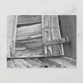 Dilapided Corral Gate-foto Briefkaart (Voorkant)