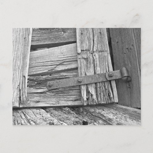 Dilapided Corral Gate-foto Briefkaart (Voorkant)
