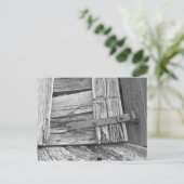 Dilapided Corral Gate-foto Briefkaart (Staand voorkant)