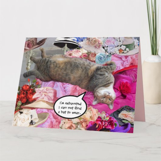 Dilemma van Princess Tatus Cat Kaart (Voorkant)