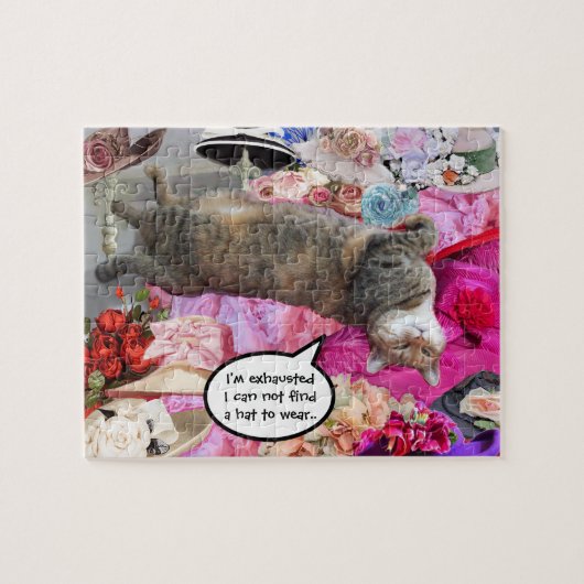 Dilemma van Princess Tatus Cat Legpuzzel (Horizontaal)