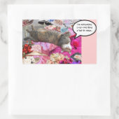 Dilemma van Princess Tatus Cat Rechthoekige Sticker (Tas)