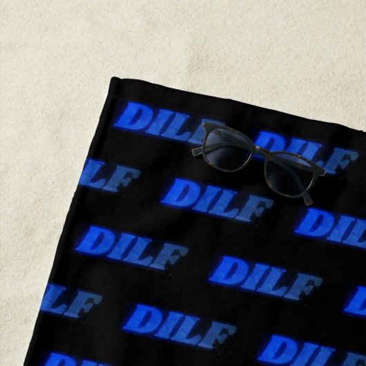 "DILF" badhanddoek (In situ)