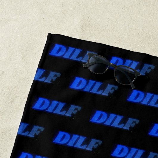"DILF" Beach Towel Strandlaken (In situ)